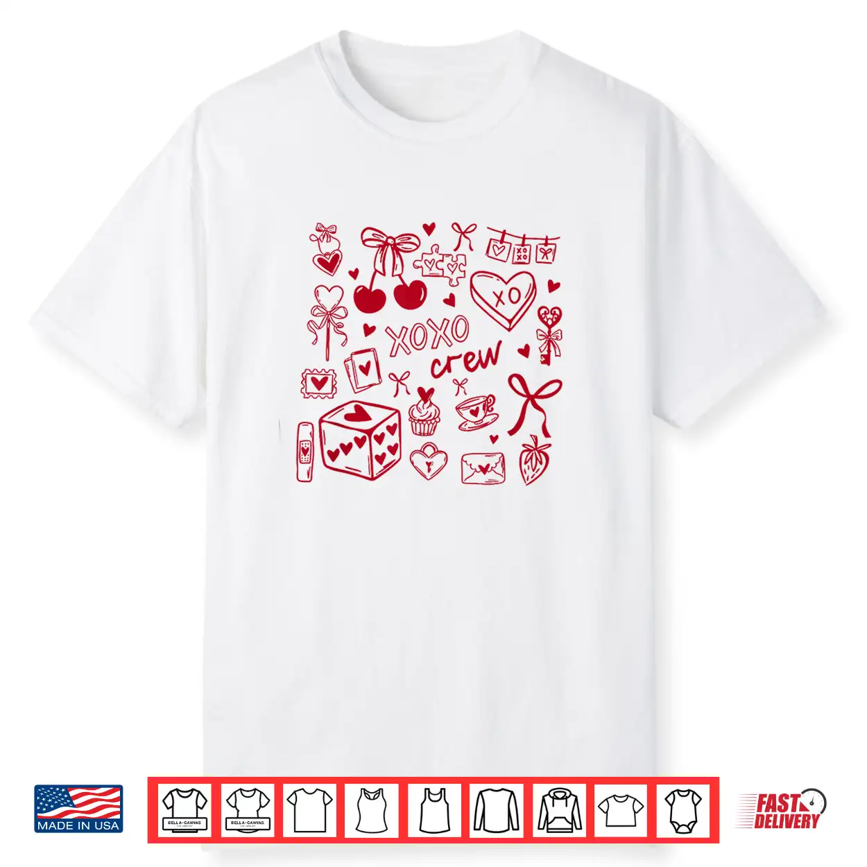 Women Xoxo Crew Valentine’S Day Galentine’S Day Matching Shirt Women Xoxo Crew Valentine’S Day Galentine’S Day Matching Shirt