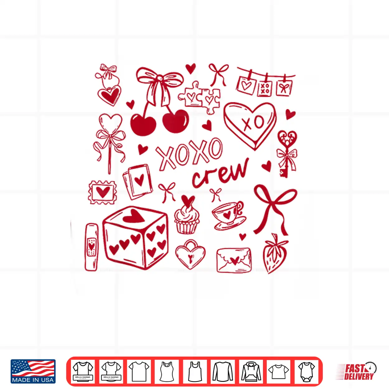 Women Xoxo Crew Valentine’S Day Galentine’S Day Matching Shirt Women Xoxo Crew Valentine’S Day Galentine’S Day Matching Shirt