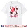 Cat And Coffee Is My Valentine’S Day Men Women Kids Shirt