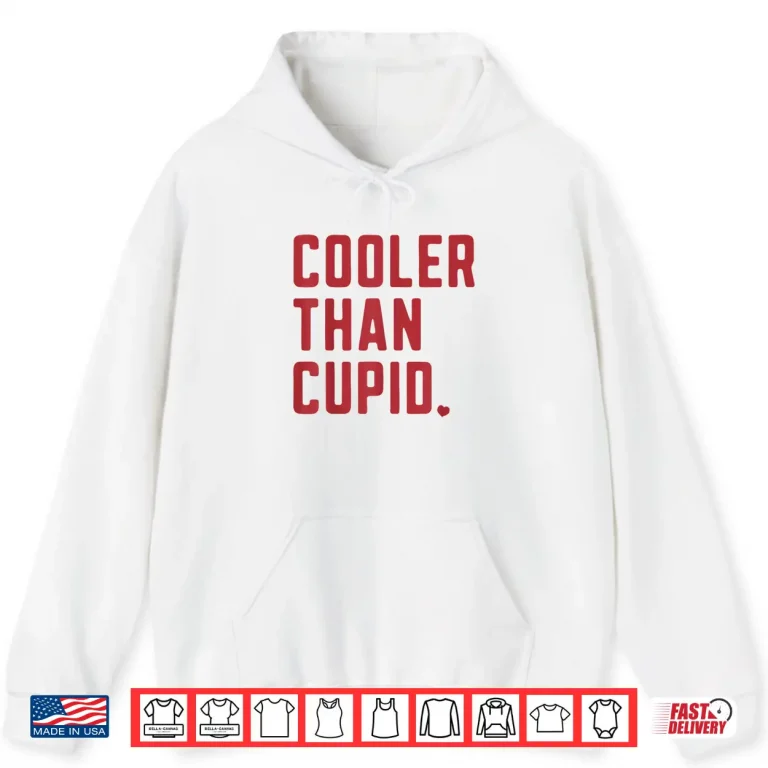 Hoodie Cooler Than Cupid Cute ValentineS Day Kids Boys Girls Shirt 1