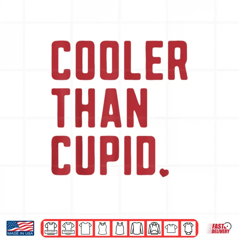 Design Cooler Than Cupid Cute ValentineS Day Kids Boys Girls Shirt 1