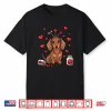 Cute Dachshund Valentine’S Day Heart Love Dog Mom Dog Dad Long Sleeve Shirt