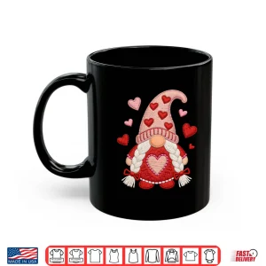 Mug Cute Gnome Valentine With Hearts Gnomes ValentineS Day Shirt