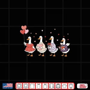 Design Funny Silly Goose Valentine Trendy ValentineS Day Men Women Shirt