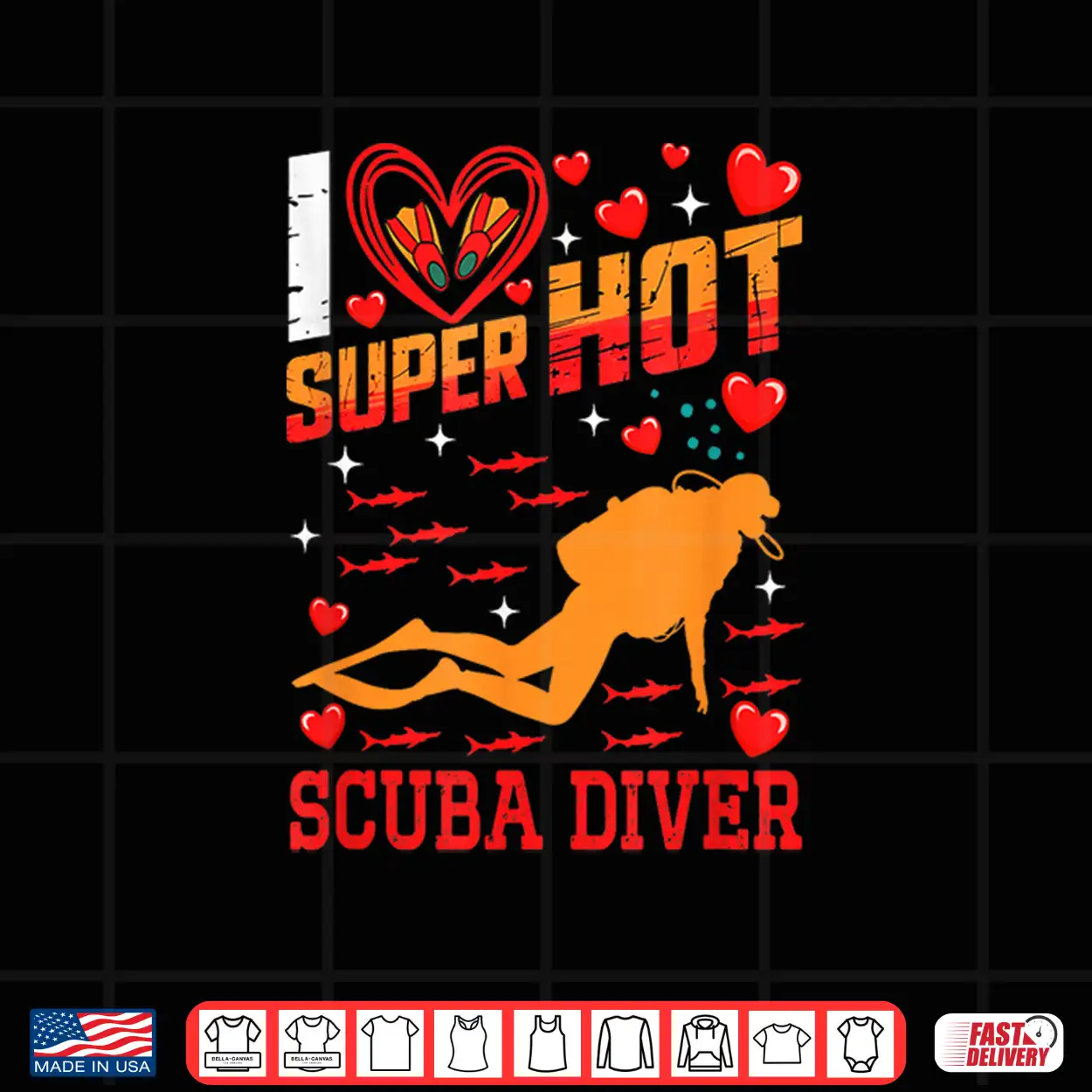 I Love Hot Scuba Diver Valentine’S Day Couple Proud Job Shirt I Love Hot Scuba Diver Valentine’S Day Couple Proud Job Shirt