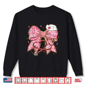 Sweatshirt Nurse ValentineS Day Heart Stethoscope Er Icu Nicu Rn Nurse Shirt 1