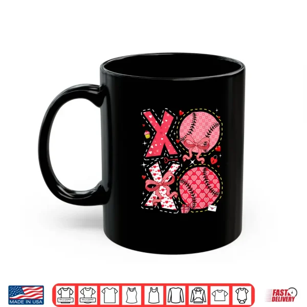 Mug Pink Costume Softball Balls Bow Tie Hearts ValentineS Day Shirt
