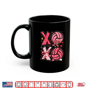 Mug Pink Costume Volleyball Balls Bow Tie Hearts ValentineS Day Shirt