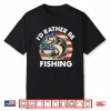 I’D Rather Be Fishing American Flag Patriotic Shirt