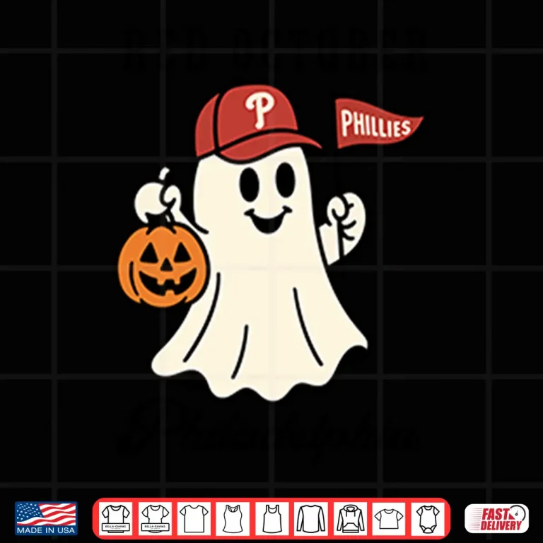 Design Red October Philadelphia Phillies Halloween Ghost Shirt
