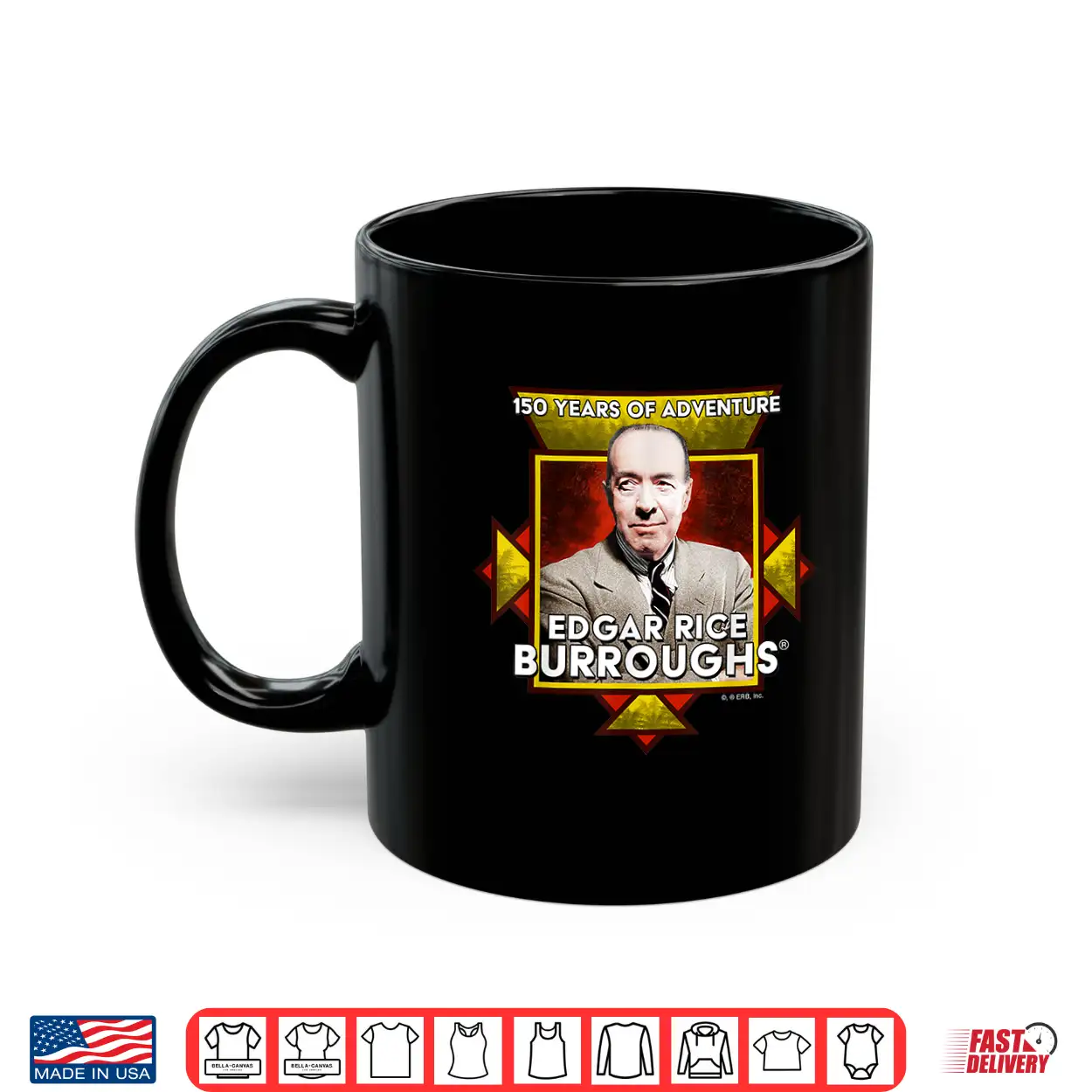 Edgar Rice Burroughs 150 Years Of Adventure Shirt Edgar Rice Burroughs 150 Years Of Adventure Shirt