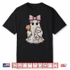 Ghost Coquette Knitting Crafting Yarn Crocheting Halloween Shirt
