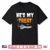 He’S My Treat Funny Skeleton Halloween Matching Couples Shirt