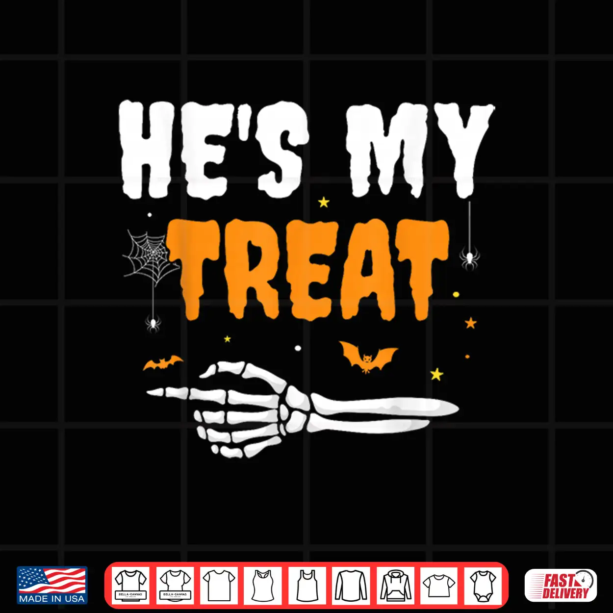 He’S My Treat Funny Skeleton Halloween Matching Couples Shirt He’S My Treat Funny Skeleton Halloween Matching Couples Shirt