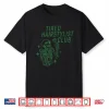 Tired Hairstylist Club Skeleton Baber Hairdresser Halloween Shirt