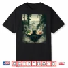 Cat Ramen Mount Fuji Zen Aesthetic Funny Japanese Shirt