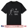 Sad Stick Figure Music Concert Lovers No Concert Today Shirt
