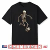 Skeleton Soccer Retro Halloween Costume Shirt