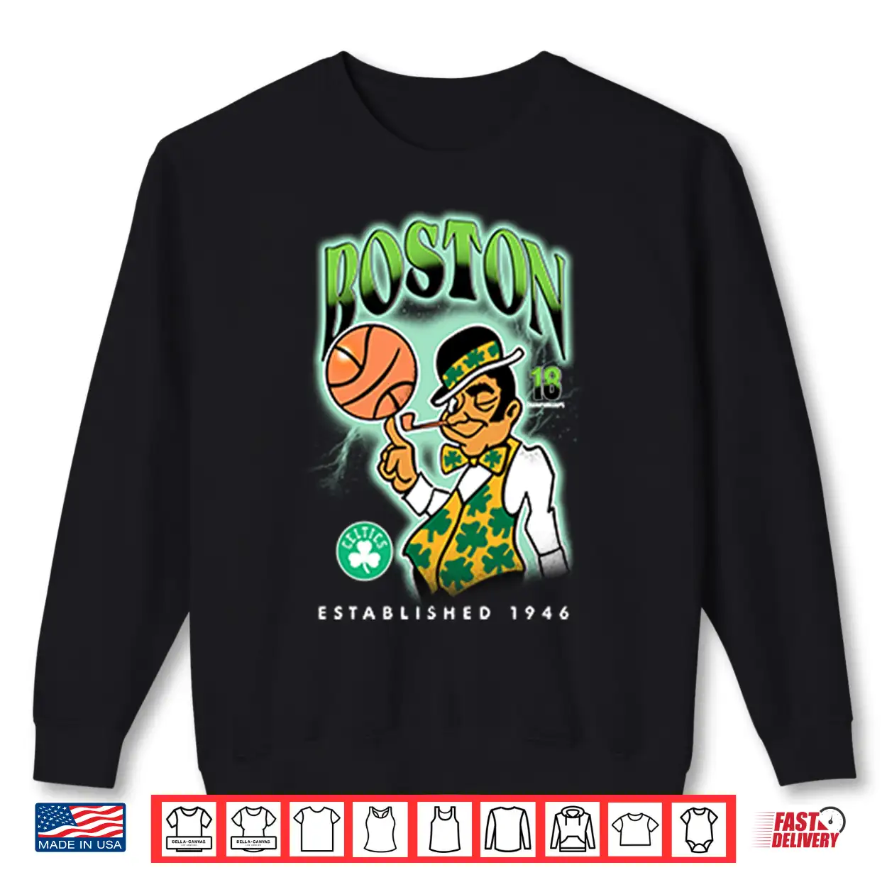Boston Celtics Established 1946 18 Championships Shirt Boston Celtics Established 1946 18 Championships Shirt
