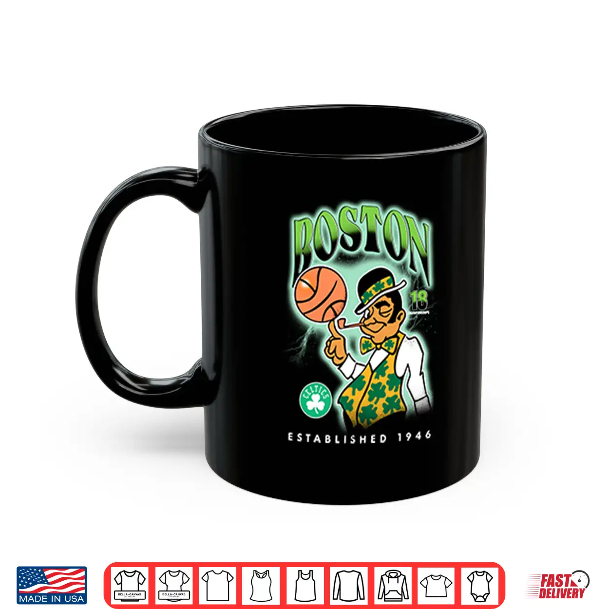 Boston Celtics Established 1946 18 Championships Shirt Boston Celtics Established 1946 18 Championships Shirt