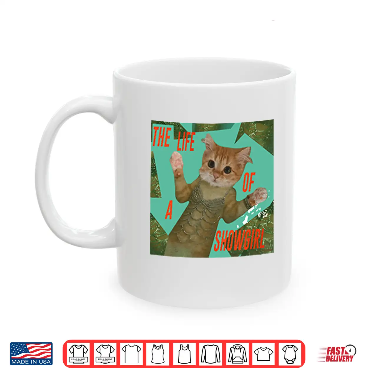 The Life Of A Showgirl Cat Shirt The Life Of A Showgirl Cat Shirt