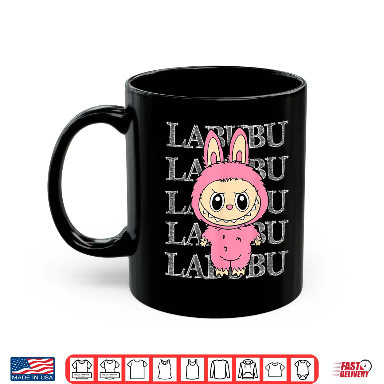 Cute Pink Labubu Shirt Cute Pink Labubu Shirt
