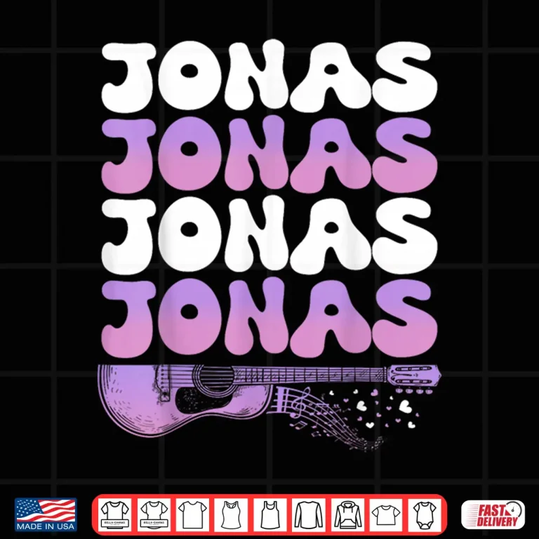 Retro Jonas First Name I Love Jonas 80'S Groovy Shirt 4 Design Retro Jonas First Name I Love Jonas 80s Groovy Shirt