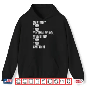 Hoodie Do You Know The Muffin Man DYKTMM Funny Nostalgic Quote Shirt