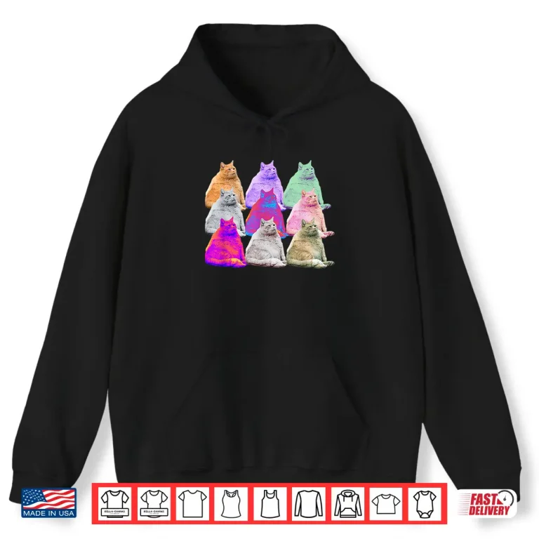Hoodie Fat Cat Shirt