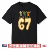 67 Halloween Meme 6 7 Numbers Six Seven Skeleton Shirt