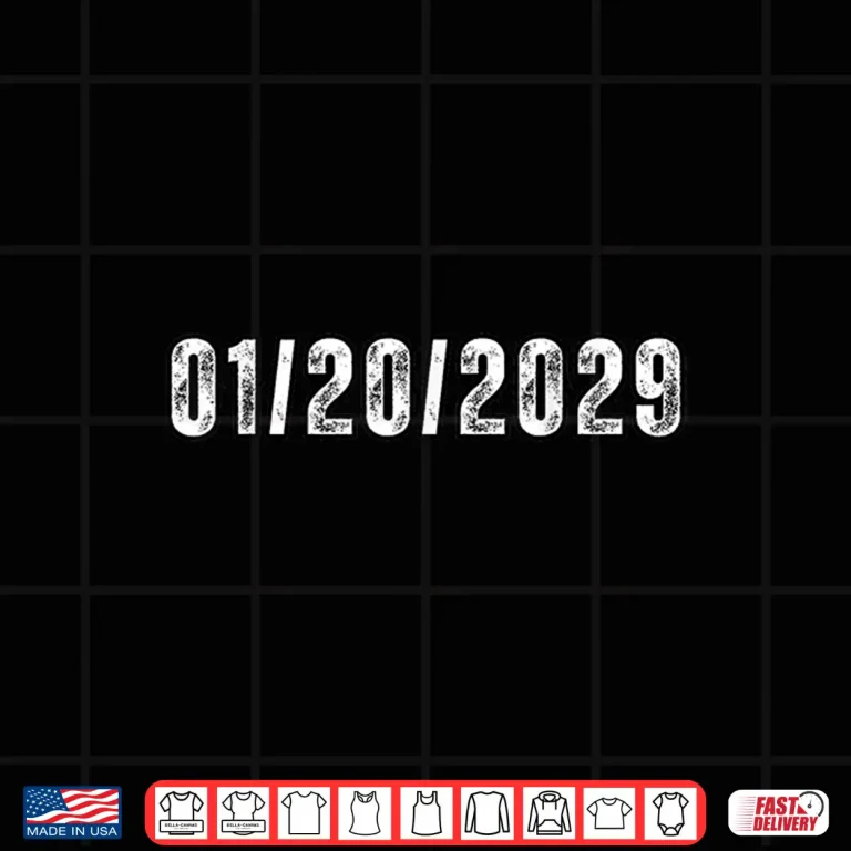 Design 1 20 2029 January 20 2029 The End Of An Error Political Shirt