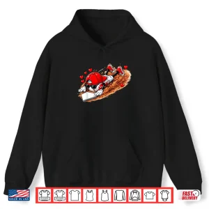 Hoodie Baseball ValentineS Day Drip Ice Cream Team Shirt