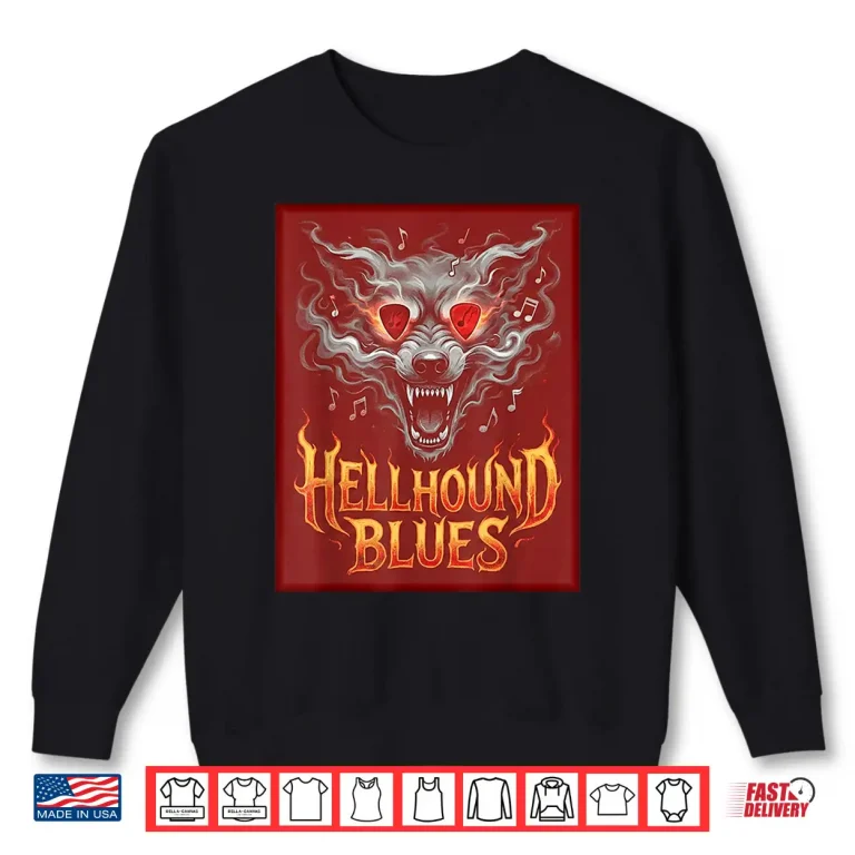 Sweatshirt Delta Blues Music Lover Hellhound King Of Blues Fan Art Shirt