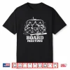 Funny Snowboard Board Meeting Ski Lift Skier Winter Sports Shirt