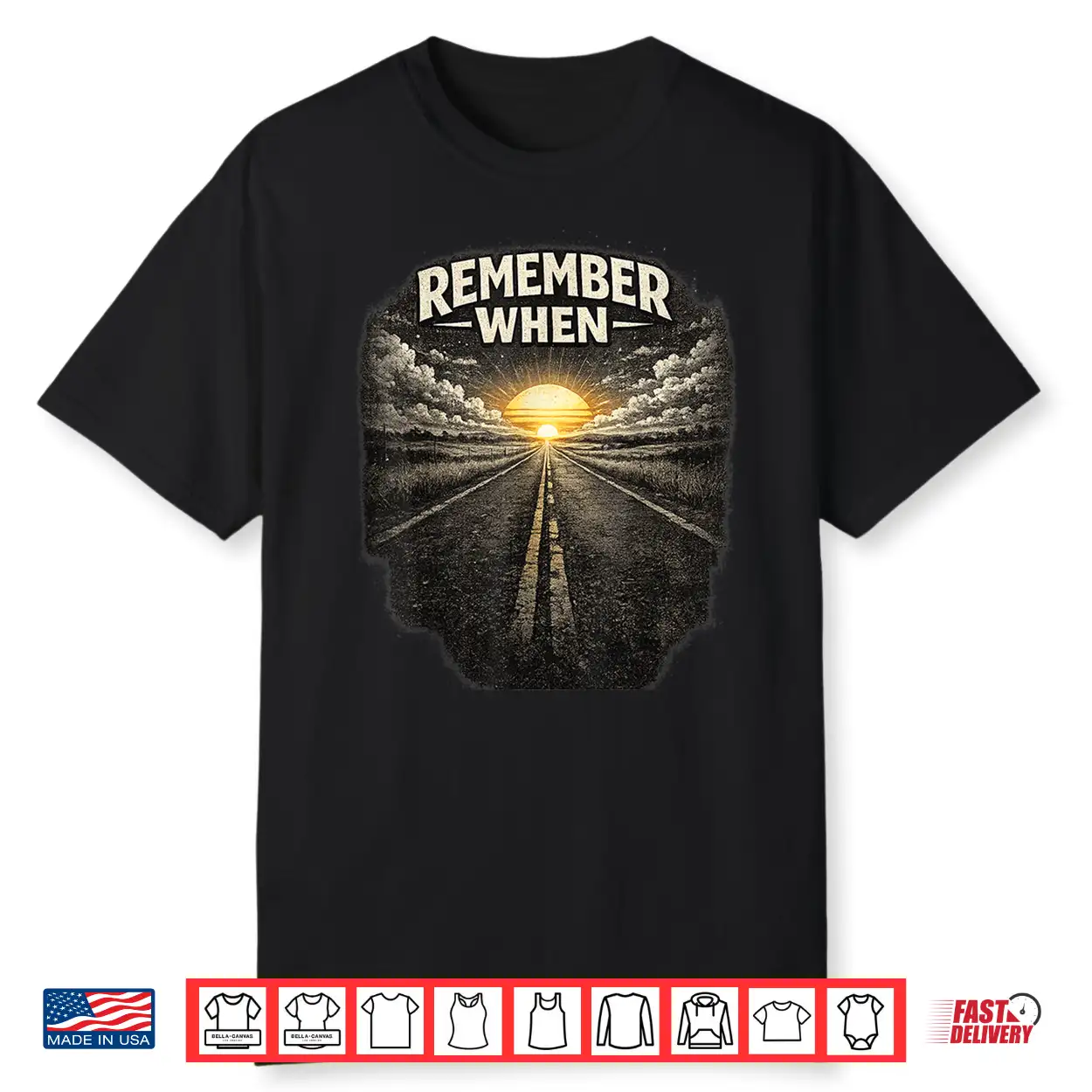 Remember When Retro Sunset Old Soul Vintage Shirt Remember When Retro Sunset Old Soul Vintage Shirt