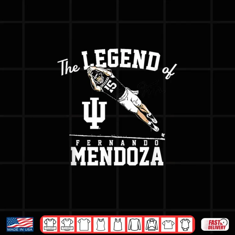 The Legend Of Fernando Mendoza Indiana Hoosiers Football Shirt 4 Design The Legend Of Fernando Mendoza Indiana Hoosiers Football Shirt