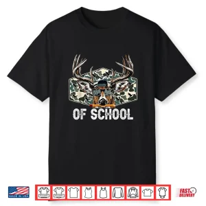 Deer 100 Days Of School Shirt Student Boys Teacher 100Th Day Shirt