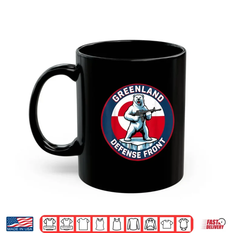 Mug Greenland Defense Front Polar Bear Greenland Is Not For Sale Shirt