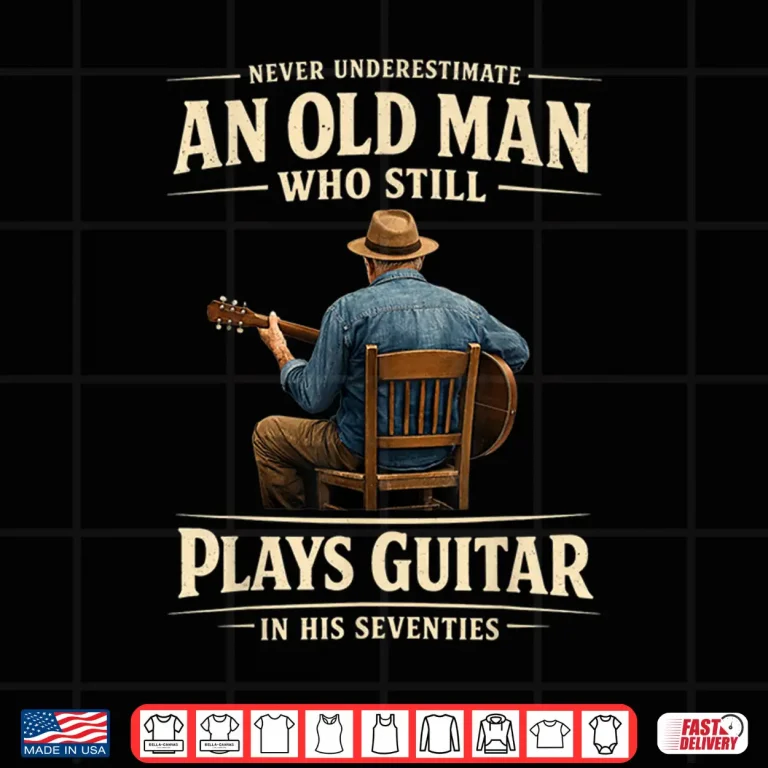 Mens 70Th Birthday Acoustic Guitar Player Vintage Seventies Shirt 4 Design Mens 70Th Birthday Acoustic Guitar Player Vintage Seventies Shirt 1
