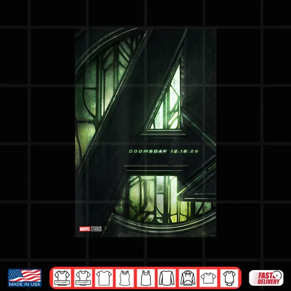Design Marvel Studios Avengers Doomsday Movie Teaser Poster Shirt
