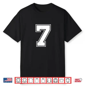 Number 7 Funny Meme Saying 6 7 Six Seven 6Th Birthday 6 Year Shirt