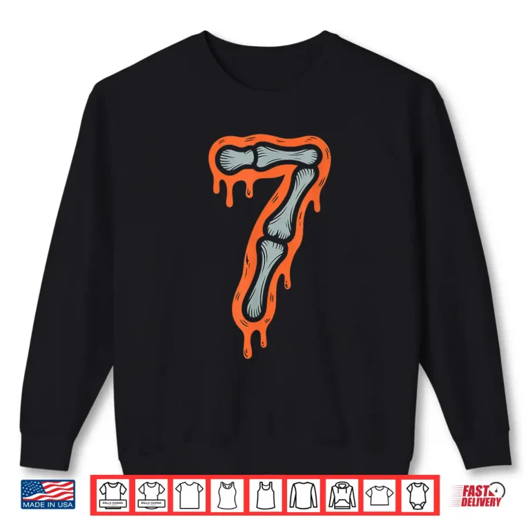 Sweatshirt Seven Meme 6 7 Skeleton Halloween Costume Couple Shirt