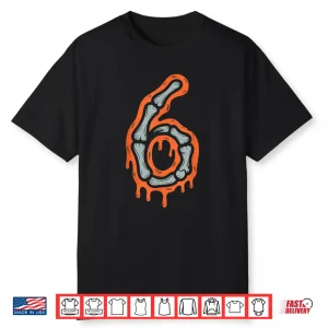 Six Meme 6 7 Skeleton Halloween Costume Couple Shirt