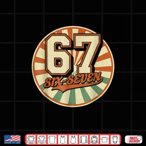 Design Six Seven 6 7 Meme Funny Shirt