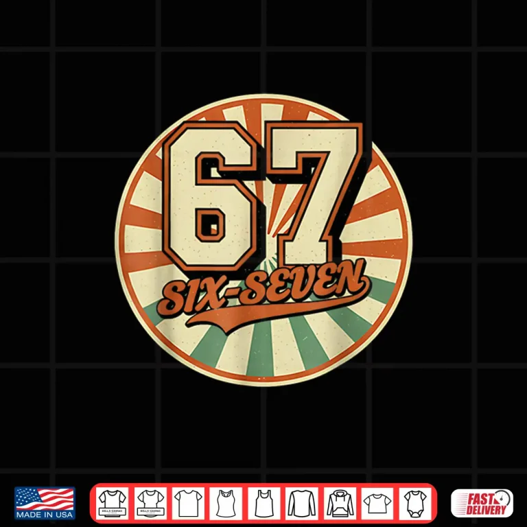 Design Six Seven 6 7 Meme Funny Shirt