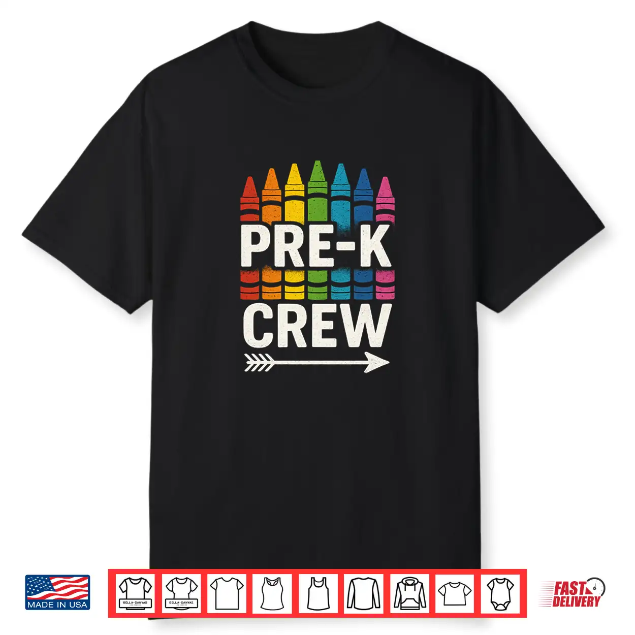 Pre K Crew Teacher Team Squad Hello Back School Graduation Shirt Pre K Crew Teacher Team Squad Hello Back School Graduation Shirt