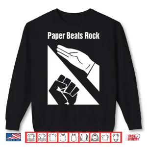 Sweatshirt Paper Beats Rock Shirt