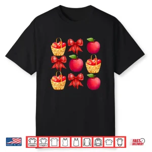 Coquette Apple Picking Crew Apple Picking Season Bows Shirt