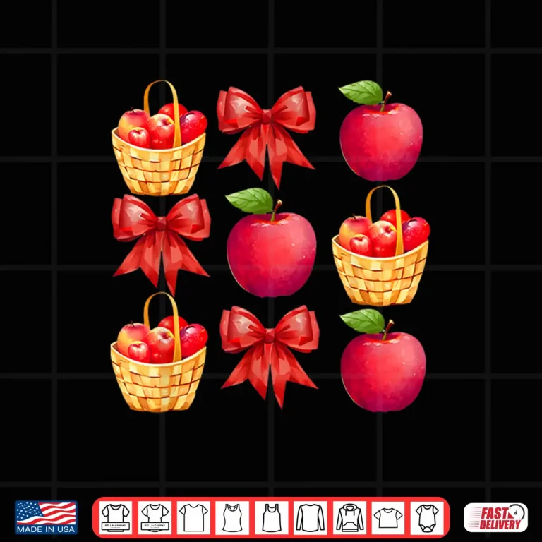Design Coquette Apple Picking Crew Apple Picking Season Bows Shirt