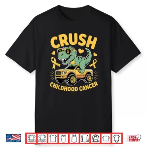 Crush Childhood Cancer Gold Ribbon Shirt